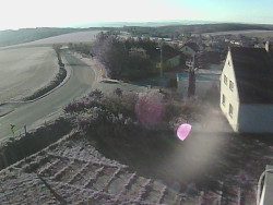 Vjezd do obce ze severu