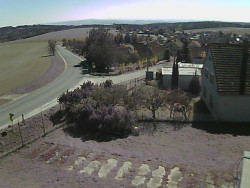 Vjezd do obce ze severu