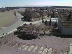 Vjezd do obce ze severu