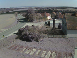 Vjezd do obce ze severu