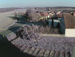 Vjezd do obce ze severu