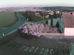 Vjezd do obce ze severu