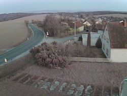 Vjezd do obce ze severu