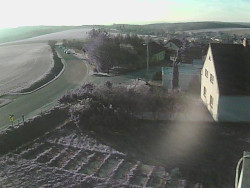 Vjezd do obce ze severu