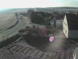 Vjezd do obce ze severu