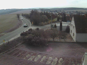 Obec Ježkovice - Vjezd do obce ze severu - 10.4.2026 v 09:15 Obec Ježkovice - Vjezd do obce ze severu - 10.4.2026 v 09:15