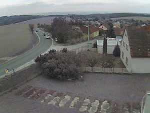 Obec Ježkovice - Vjezd do obce ze severu - 10.4.2026 v 11:30 Obec Ježkovice - Vjezd do obce ze severu - 10.4.2026 v 11:30