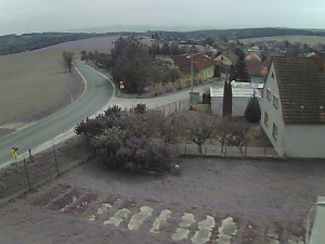 Obec Ježkovice - Vjezd do obce ze severu - 10.4.2026 v 12:00 Obec Ježkovice - Vjezd do obce ze severu - 10.4.2026 v 12:00