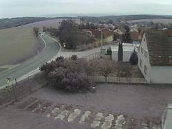 Vjezd do obce ze severu