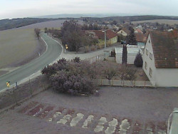 Vjezd do obce ze severu