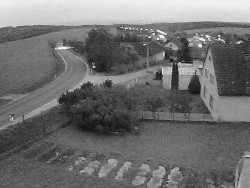 Vjezd do obce ze severu