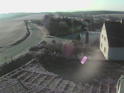 Vjezd do obce ze severu