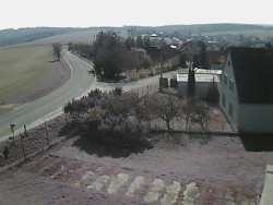 Vjezd do obce ze severu