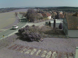 Vjezd do obce ze severu