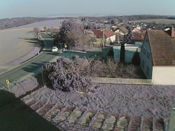 Vjezd do obce ze severu