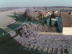 Vjezd do obce ze severu