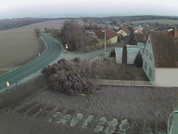 Vjezd do obce ze severu