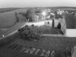 Vjezd do obce ze severu