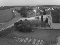 Vjezd do obce ze severu