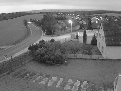 Vjezd do obce ze severu