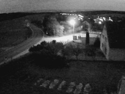 Vjezd do obce ze severu