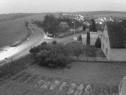 Vjezd do obce ze severu