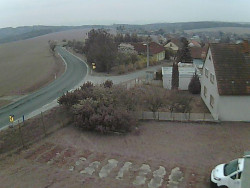 Vjezd do obce ze severu