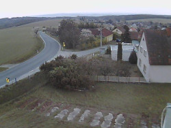 Vjezd do obce ze severu