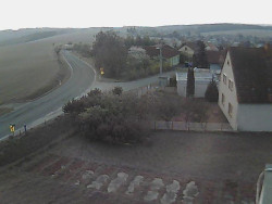 Vjezd do obce ze severu