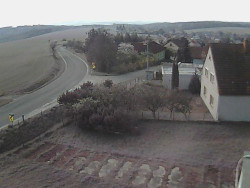 Vjezd do obce ze severu