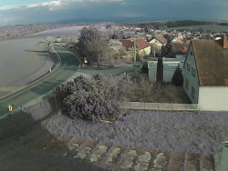 Vjezd do obce ze severu