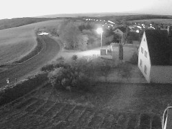 Vjezd do obce ze severu