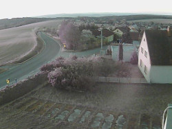 Vjezd do obce ze severu