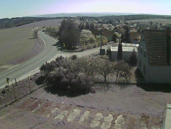 Vjezd do obce ze severu