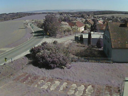 Vjezd do obce ze severu