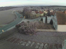 Vjezd do obce ze severu