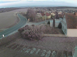 Vjezd do obce ze severu