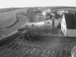 Vjezd do obce ze severu