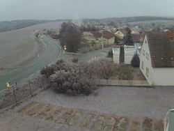 Vjezd do obce ze severu