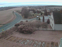 Vjezd do obce ze severu