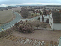 Vjezd do obce ze severu