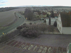 Vjezd do obce ze severu