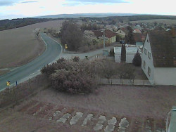 Vjezd do obce ze severu