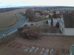 Vjezd do obce ze severu