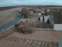 Vjezd do obce ze severu