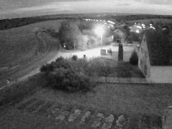 Vjezd do obce ze severu