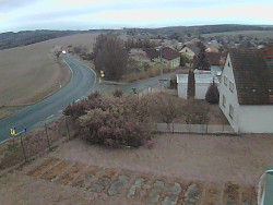 Vjezd do obce ze severu