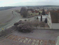 Vjezd do obce ze severu