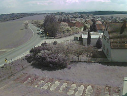 Vjezd do obce ze severu