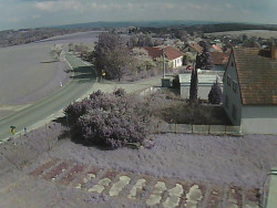 Vjezd do obce ze severu